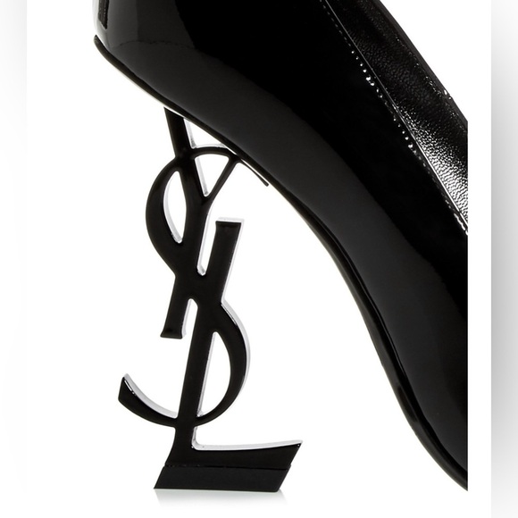 SAINT LAURENT Opyum Patent Leather Pumps Size: 11 - Picture 6 of 12